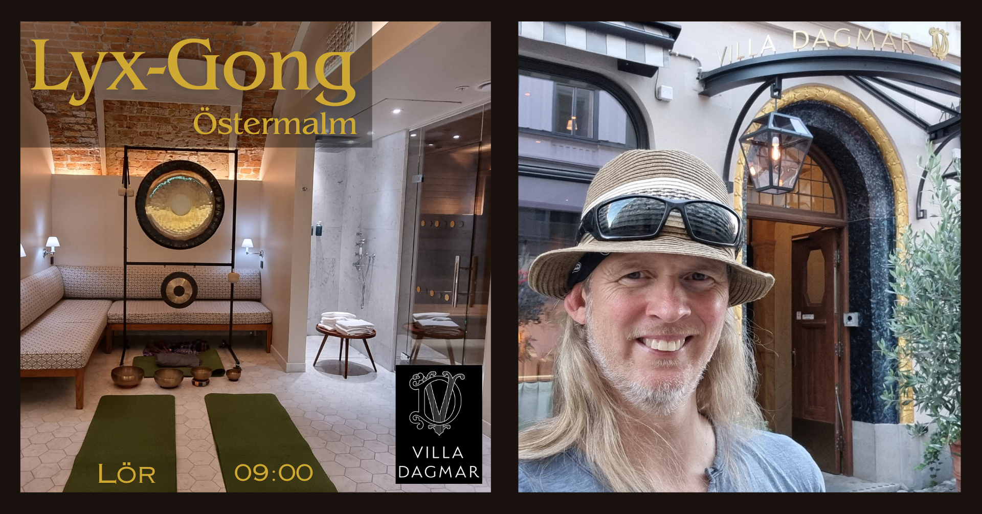 Lyxigt Gongbad på Villa Dagmar, Östermalm